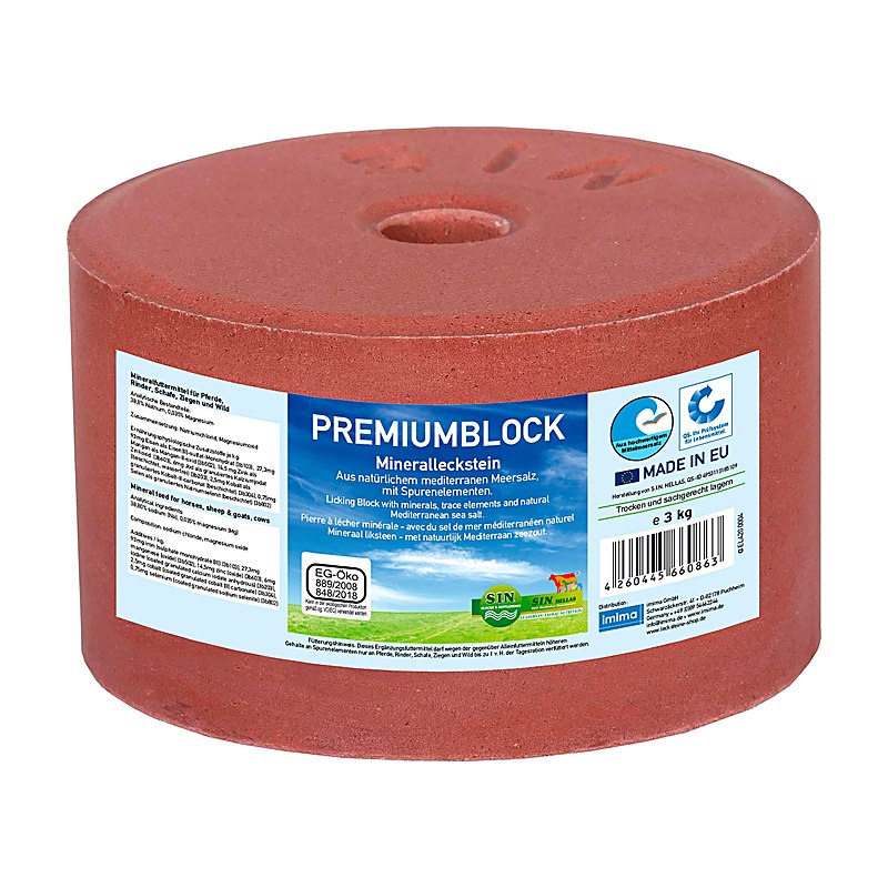 Imima Salz- und Mineralleckstein Premiumblock