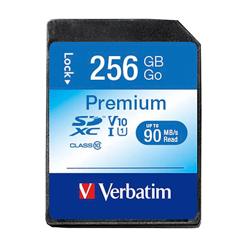 Verbatim Speicherkarte SDXC Premium 256 GB