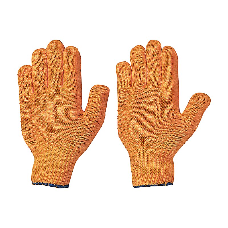 Handschuhe Criss-Cross, orange, Größe 10