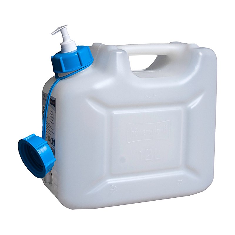 Hünersdorff Wasserkanister Profi 12 l mit Pumpspender