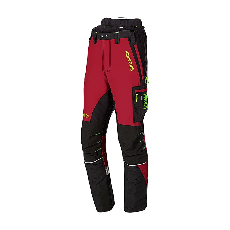 SIP Protection Schnittschutz-Bundhose Canopy Air-Go, rot-schwarz, Größe 3XL