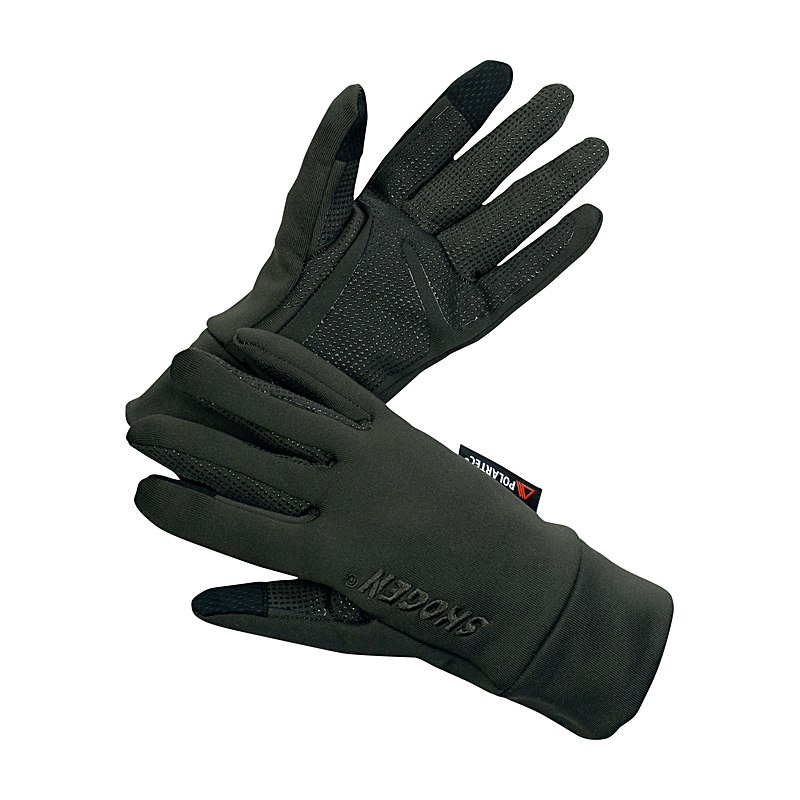 Skogen Handschuhe Polartec Power Stretch, dunkeloliv, Größe L