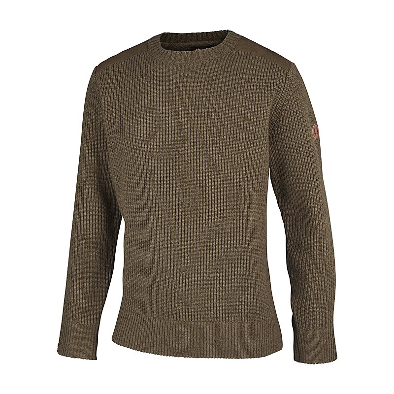 Nordforest Hunting Wollpullover Vestland, brown, Größe 3XL