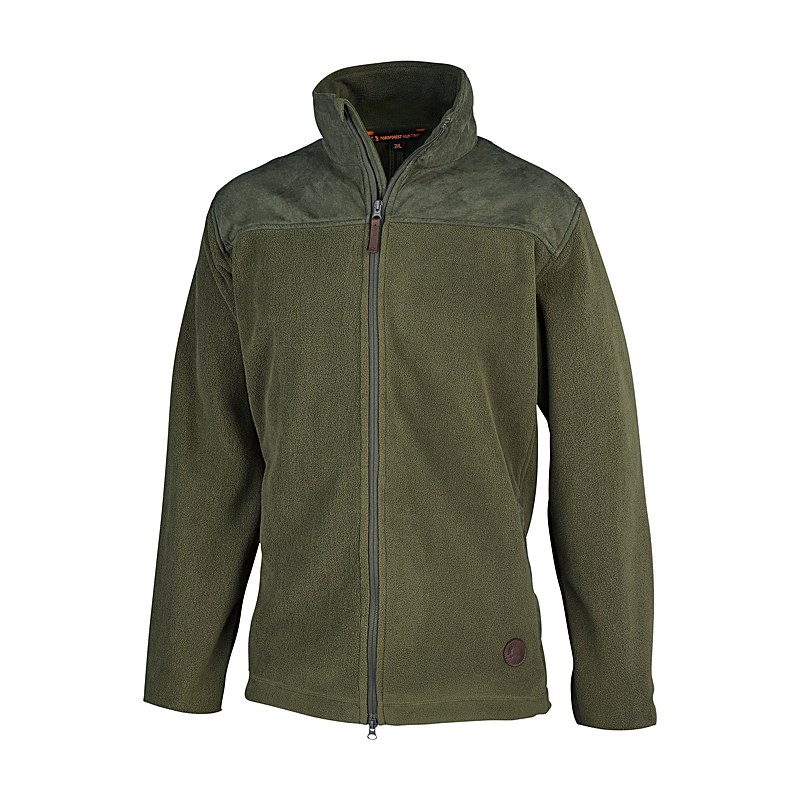 Nordforest Hunting Fleecejacke Fjell, oliv, Größe 3XL