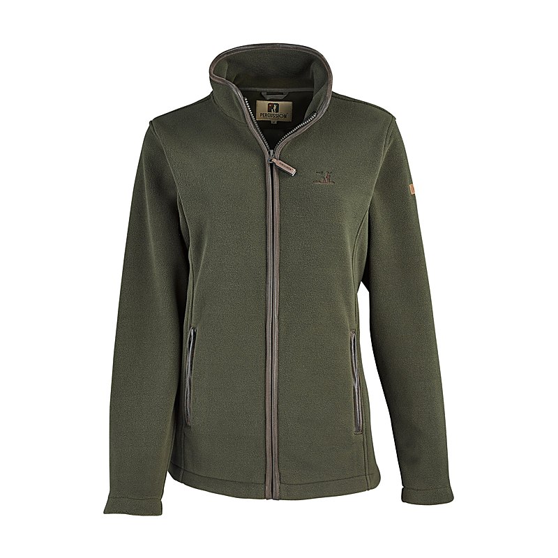 Percussion Fleecejacke Scotland Ladies, grün, Größe L