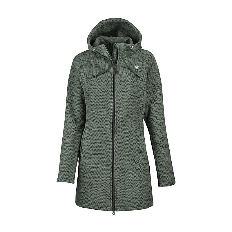 Elkline Fleecemantel Durchgewärmt, soft olive, Größe 36