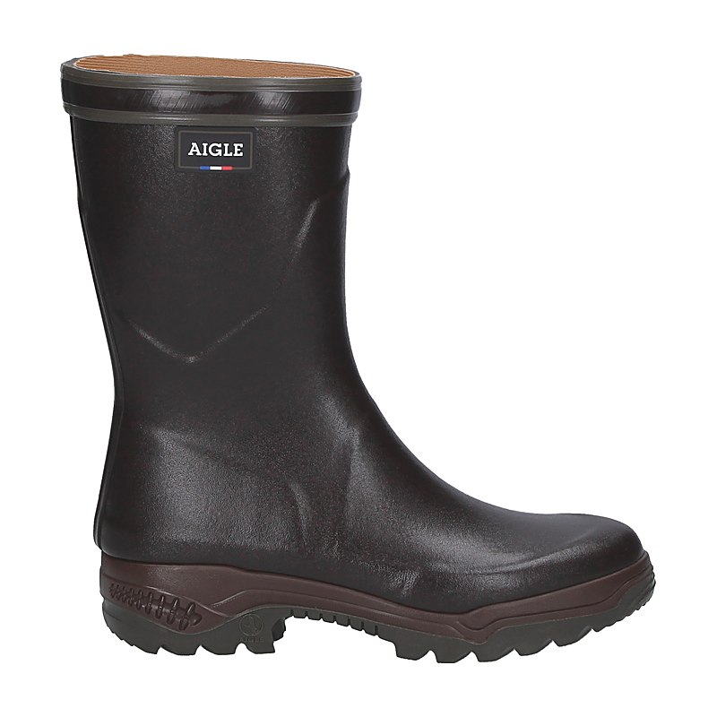 Aigle Gummistiefeletten Parcours Bottillon, dunkelbraun, Größe 36