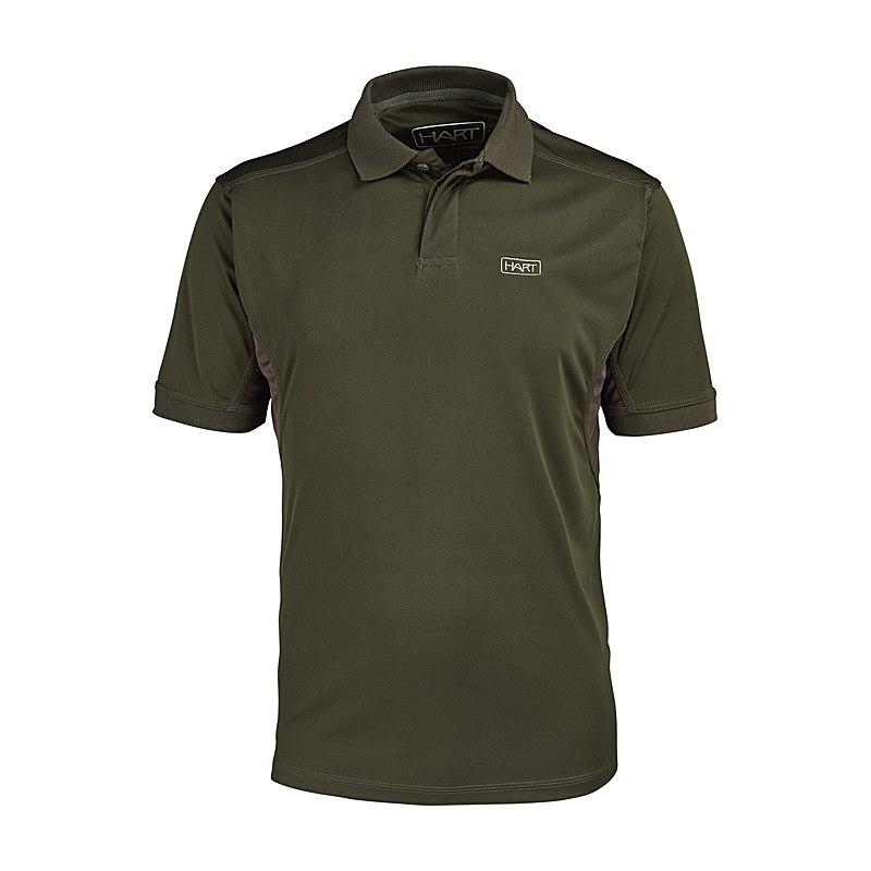 Hart Poloshirt Lasa, oliv-braun, Größe 3XL