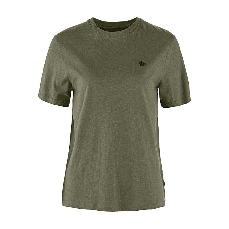 Fjällräven T-Shirt Hemp Blend, green, Größe L