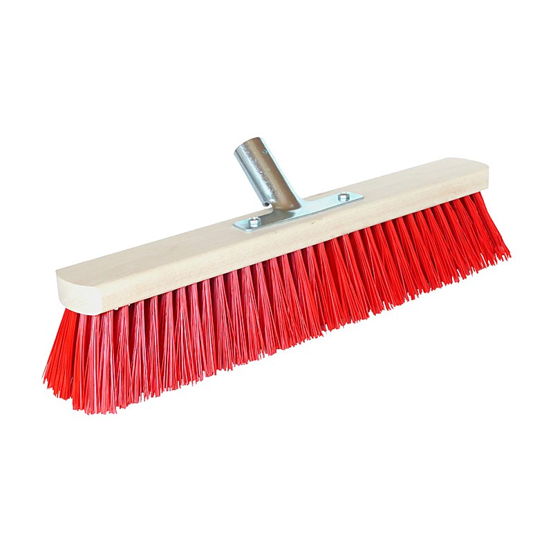 Georgi Outdoor-Besen Elaston mit Metallstielhalter, Breite 40 cm