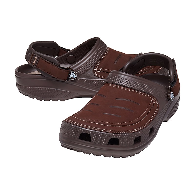 Crocs Clogs Yukon Vista II LiteRide, espresso-mushroom, Größe 39/40