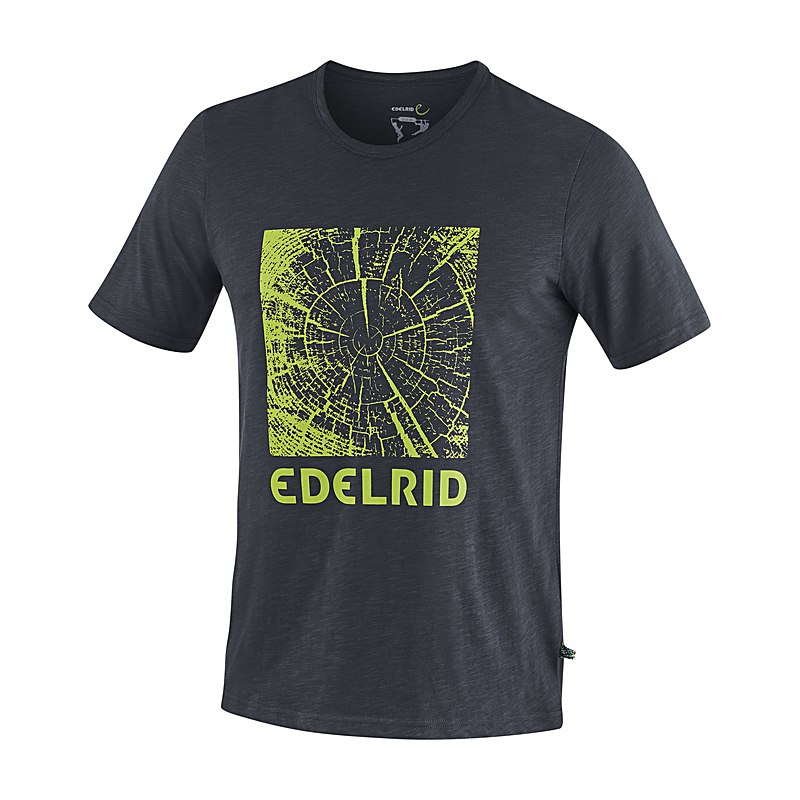 Edelrid T-Shirt Timber, obsidian, Größe M