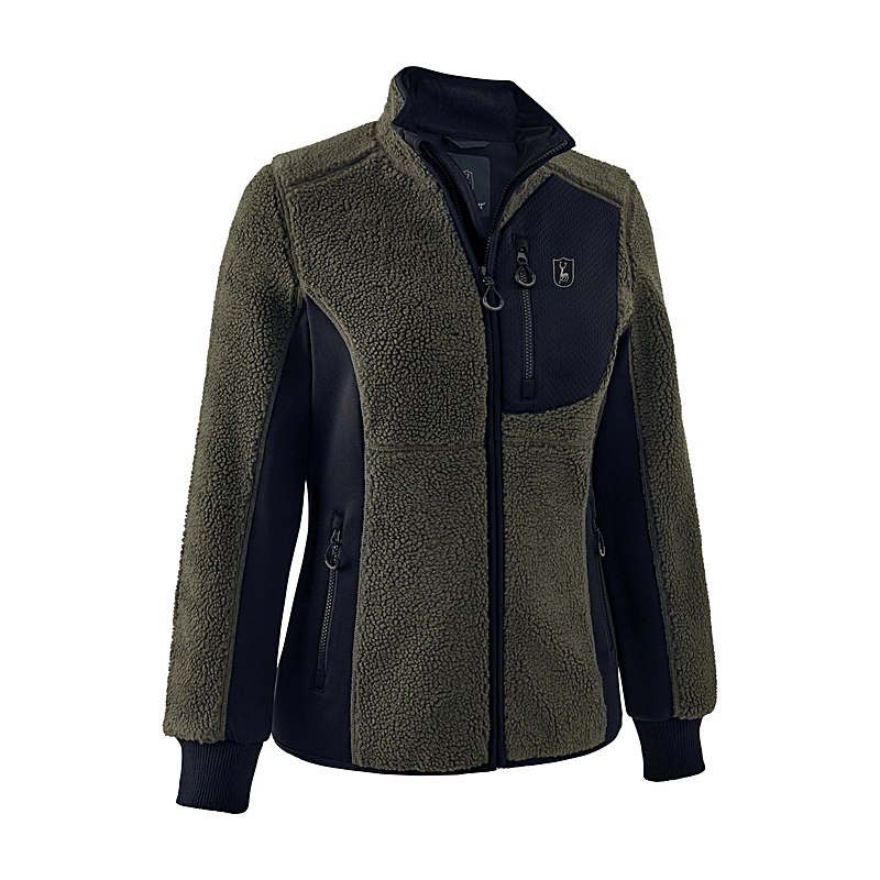 Deerhunter Faserpelzjacke Lady Roja, adventure green, Größe 36