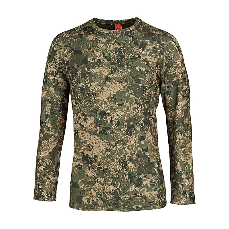 Hart Langarmshirt H-Trail-L, pixel forest, Größe S