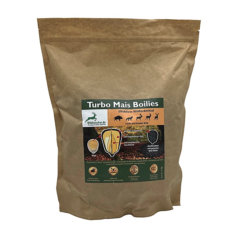 Wildlutscher Boilies Turbo Mais, 3 kg