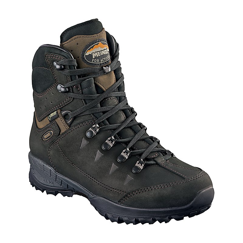 Meindl Winterstiefel Gastein GTX, schwarz-dunkelbraun, Größe 10