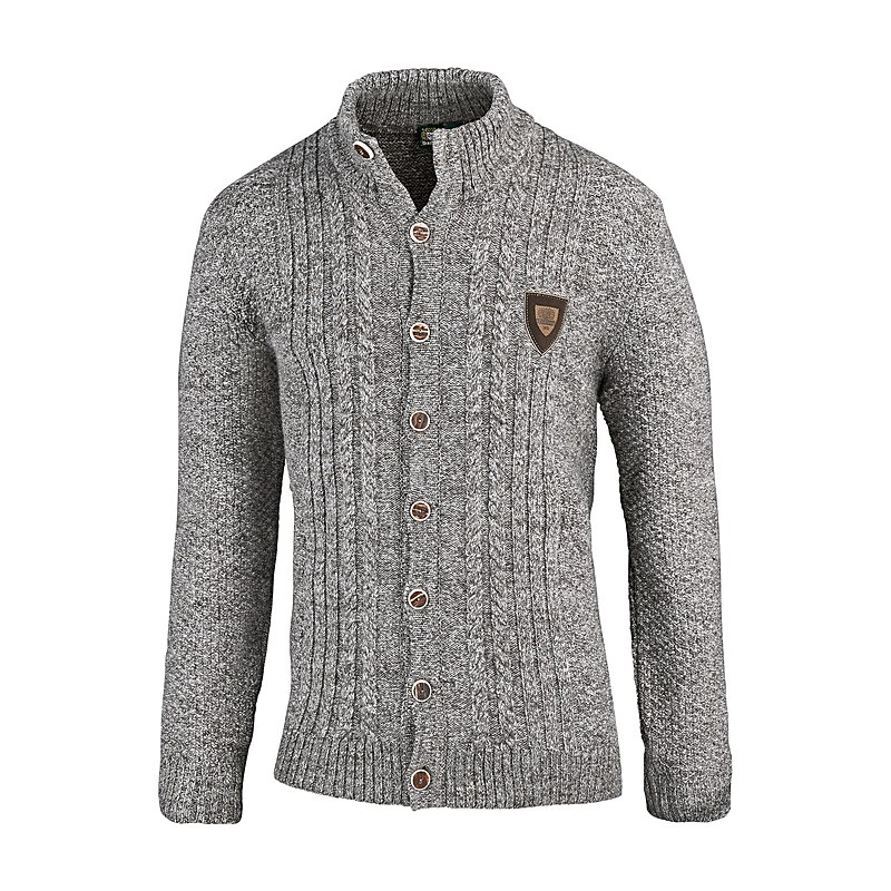 OS-Trachten Strickjacke, dunkelbraun, Größe 58