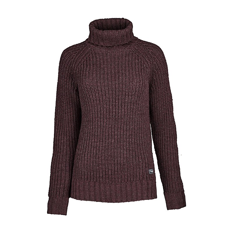 Bergans Pullover Nordmarka Merino High Neck Jumper, amarone red, Größe XL