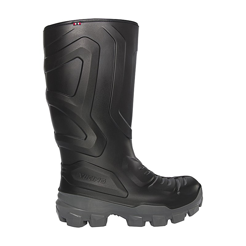 Viking Winter-Gummistiefel Icefighter II Warm, black-charcoal, Größe 36