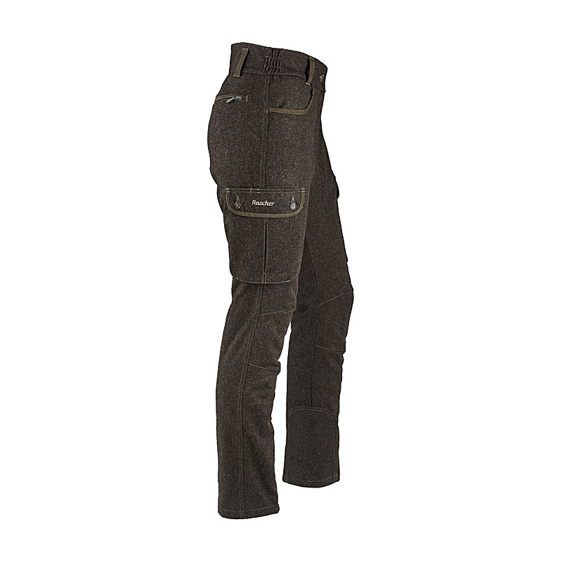 Rascher Damen-Lodenhose Prestige, braun, Größe 42