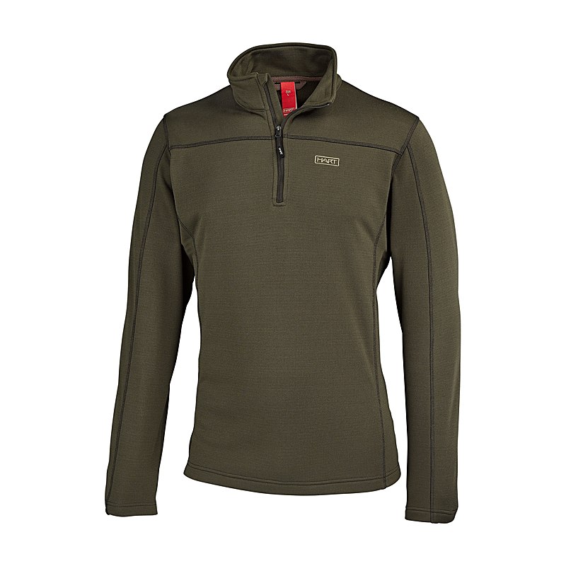 Hart Langarmshirt Toplo-ZN, oliv, Größe XXL