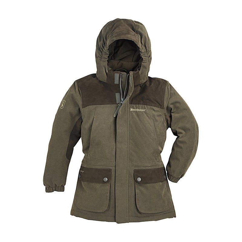 Deerhunter Winterjacke Youth Eagle, tarmac green, Größe 128