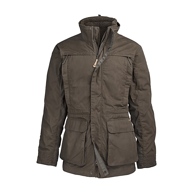 Fjällräven Jacke Barents 3in1 Hydratic, dark olive, Größe 3XL