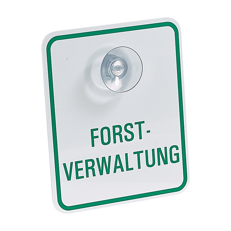 Autoschild Forstverwaltung