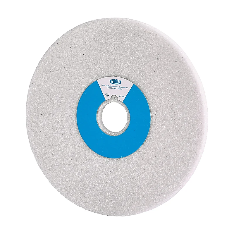 Disque abrasif en corindon supérieur blanc, Dimensions : 145 x 6 x 22,1 mm
