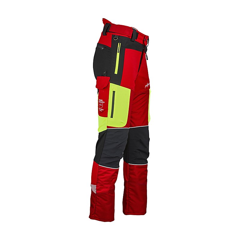 Profiforest Schnittschutz-Bundhose Innovation, rot, Größe S - 5 cm