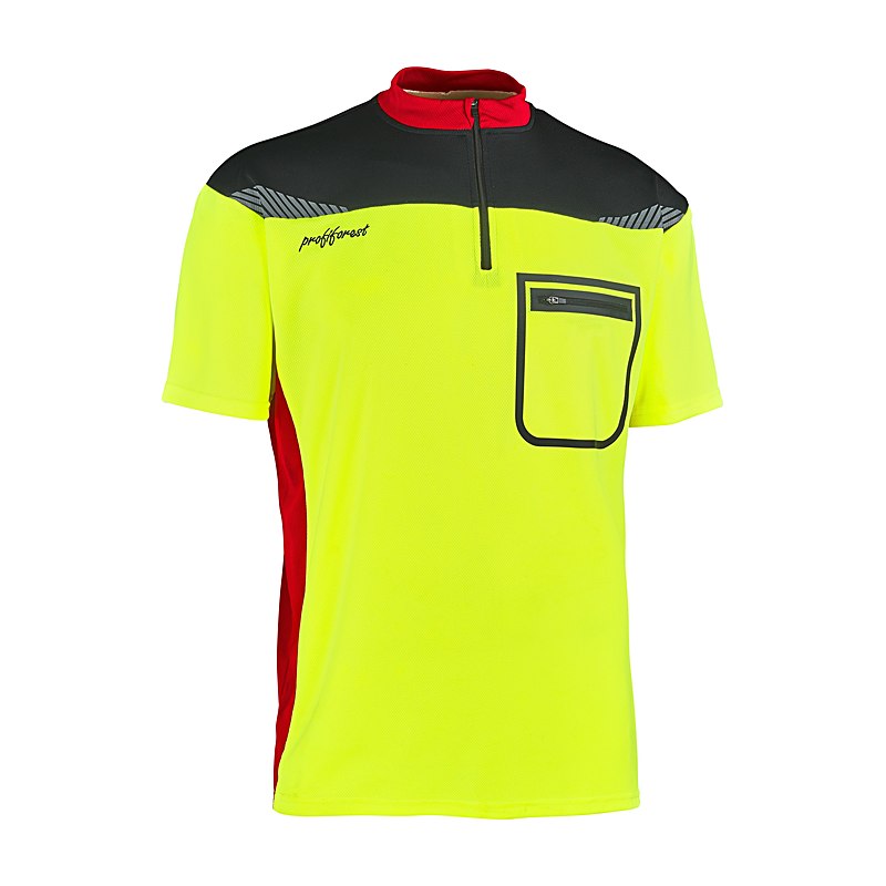 Profiforest Funktionsshirt Kurzarm Innovation, gelb-rot, Größe XL