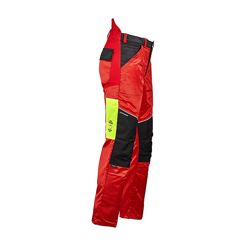 Profiforest Schnittschutz-Bundhose Basic, rot, Größe L
