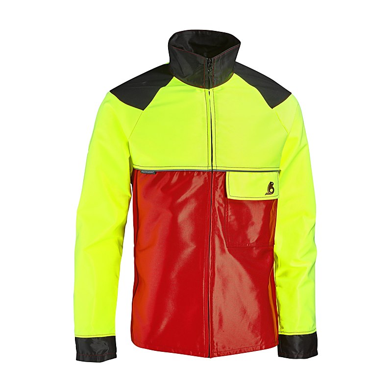 Profiforest Arbeitsjacke Basic, rot-gelb, Größe L