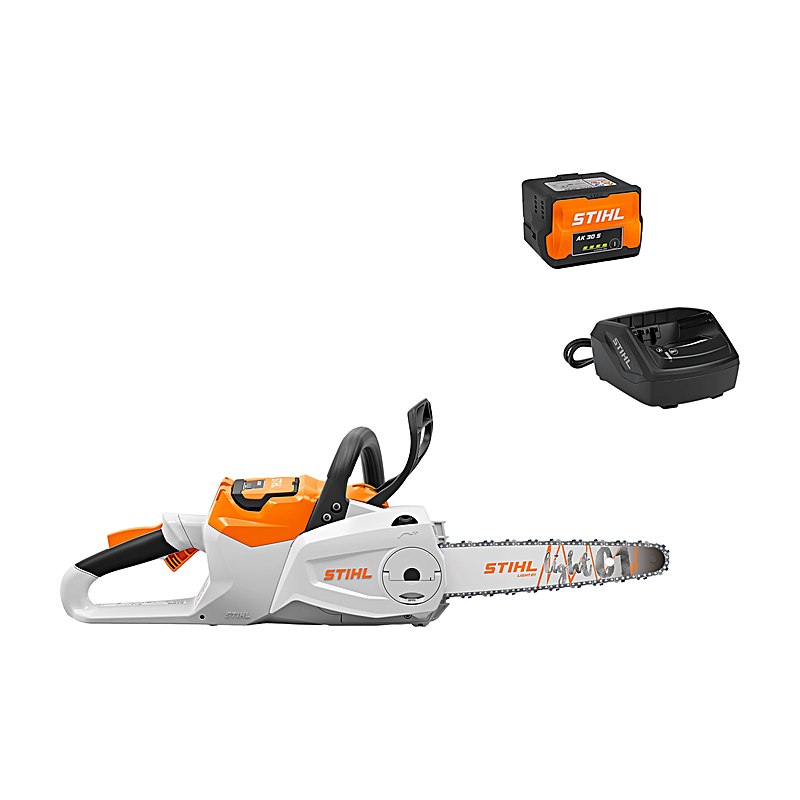 Stihl Akku-Motorsäge MSA 80 C-B Set mit AK 30 S und AL 101, Sonderedition mit Stihl Timbersports-Führungsschiene