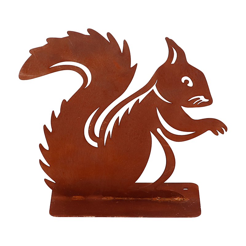Rostfigur Eichhörnchen