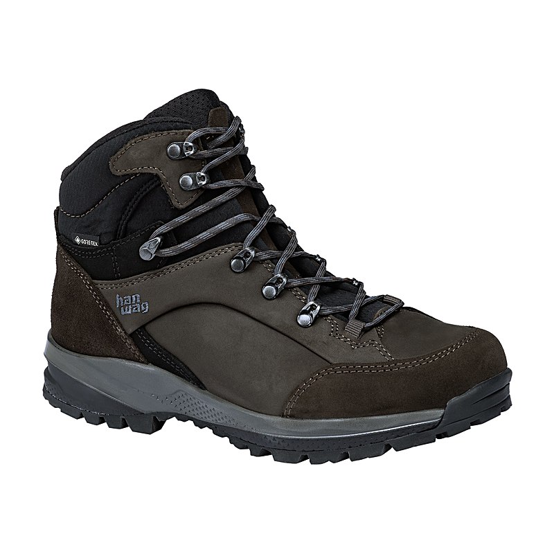 Hanwag Wanderschuhe Banks SF Extra Lady GTX, mocca-schwarz, Größe 8,5