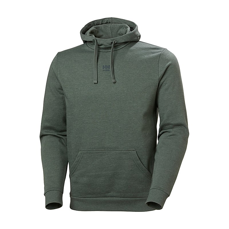 Helly Hansen Hoodie Classic Logo, spruce melange, Größe 3XL