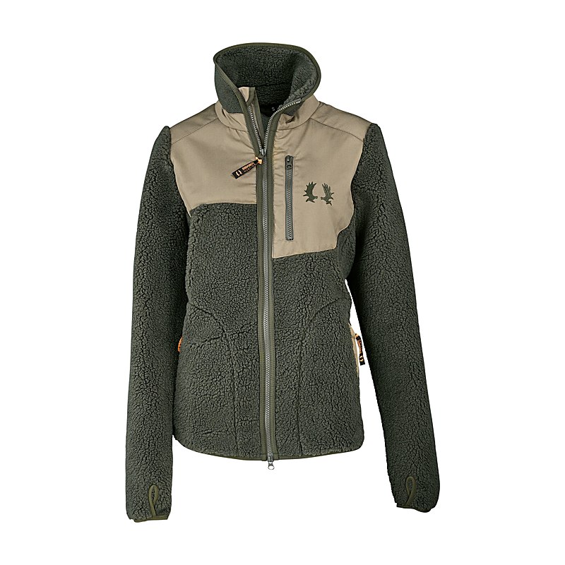 Nordforest Hunting Faserpelzjacke Thea, oliv-braun, Größe XL