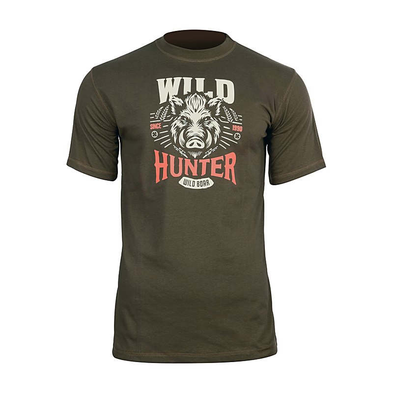 Hart T-Shirt Ground Wild, oliv, Größe XL