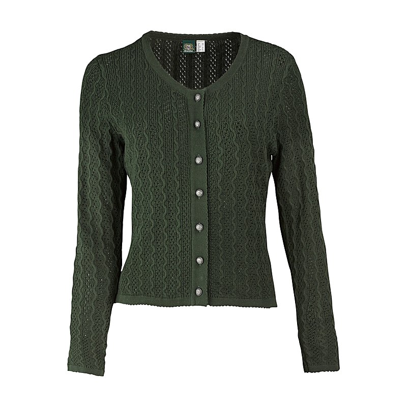 OS-Trachten Strickjacke, oliv, Größe 44