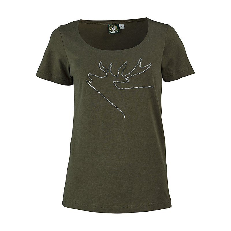OS-Trachten T-Shirt, oliv, Größe XXL