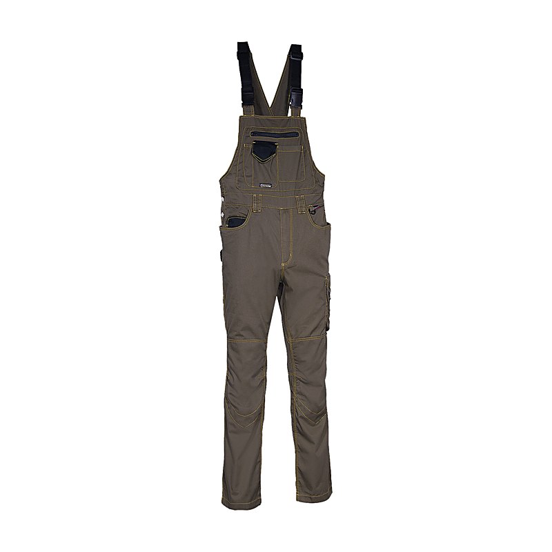 Cofra Latzhose Steel, fango-nero, Größe 46