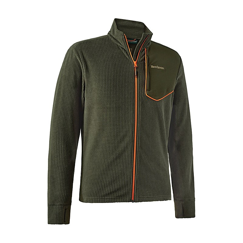 Deerhunter Fleecejacke Chamois Full-Zip, forest green, Größe S