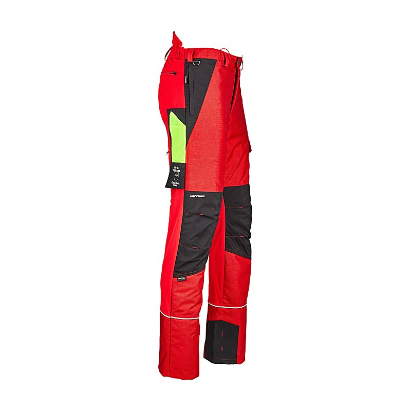 Profiforest Schnittschutz-Bundhose Extreme Klasse II, rot, Größe 3XL