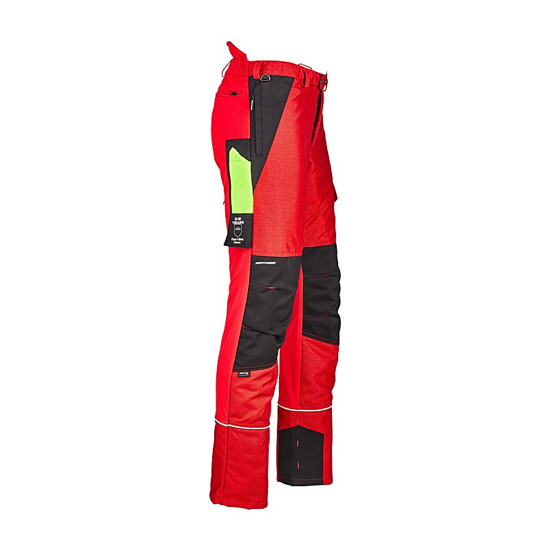 Profiforest Schnittschutz-Bundhose Extreme, rot, Größe L - 5 cm