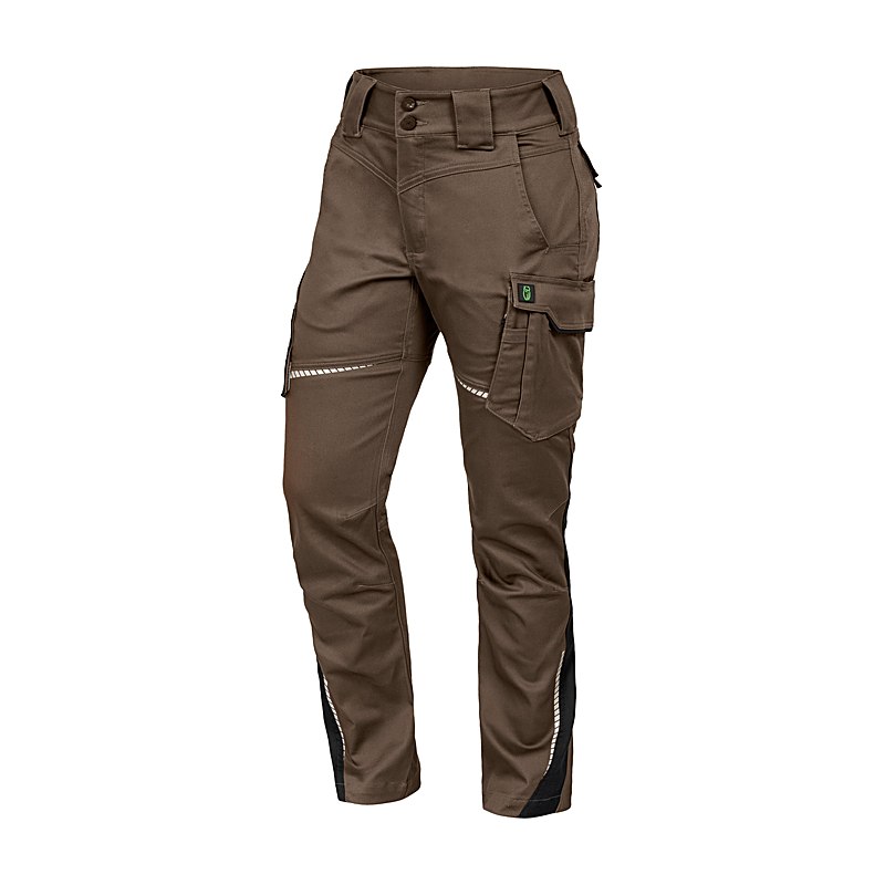 Leibwächter Bundhose Flex, haselnuss-schwarz, Größe 38