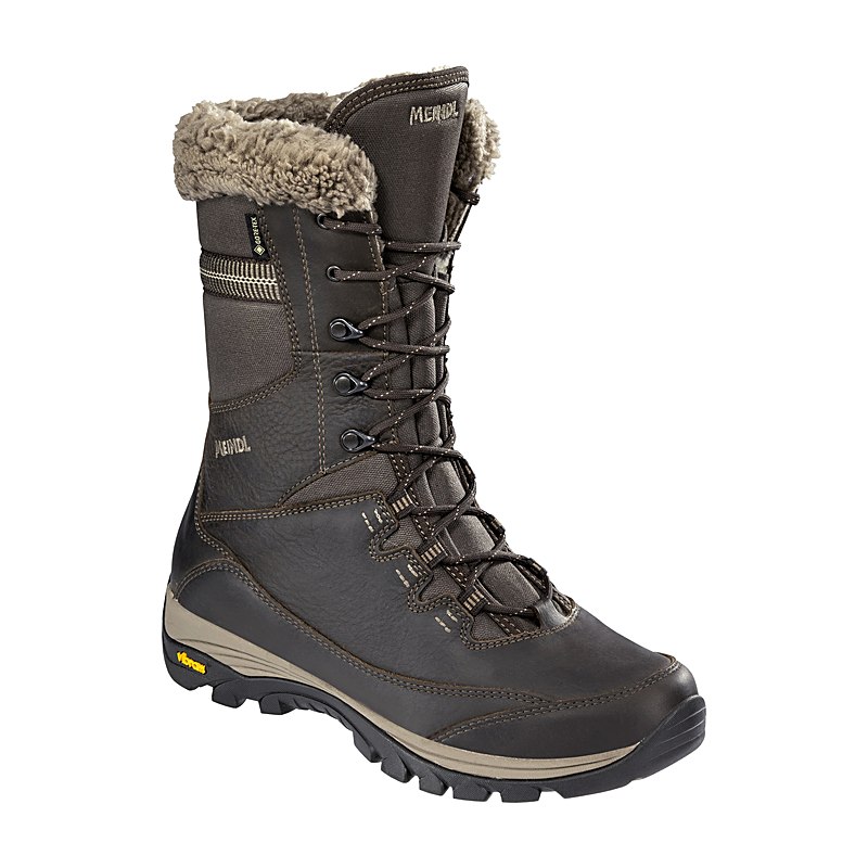 Meindl Winterstiefel Novara Lady GTX, dunkelbraun, Größe 3,5