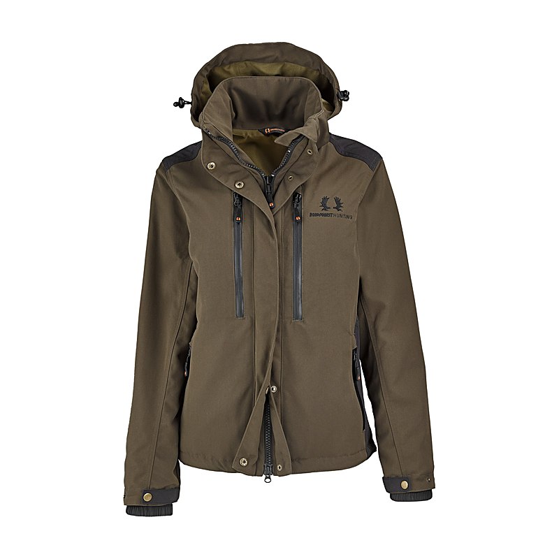 Nordforest Hunting Jacke Skadi, dark brownish green, Größe XXL