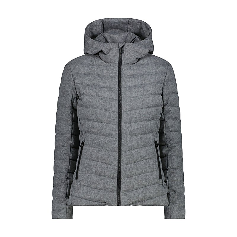 CMP Steppjacke, antracite mel, Größe 36