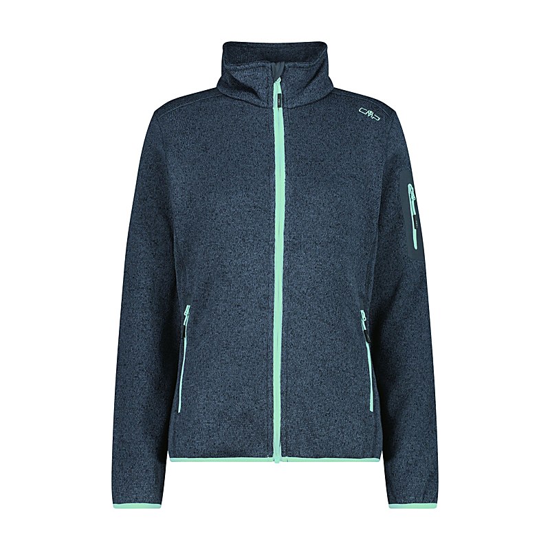 CMP Strickfleecejacke, titanio-darker, Größe 38